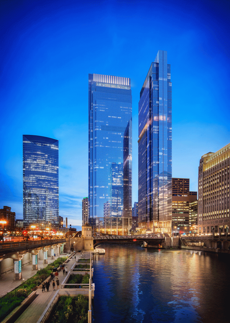 Последние разработки по строительству Salesforce Tower в Чикаго