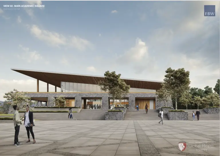 Rwandan masterplan for the University of Global Health Equity completed