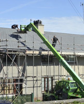 installing a roof