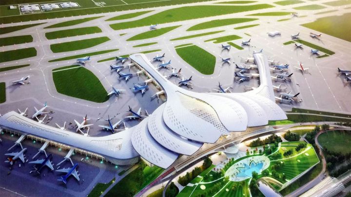 Projektaktualisierungen für den internationalen Flughafen Long Thanh, Vietnam