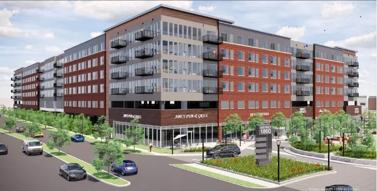 Construction has commenced on the District 1860 project in Lincolnwood