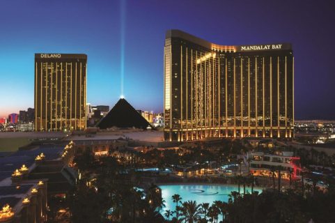 Mandalay bay, one of the biggest hotels in the us 