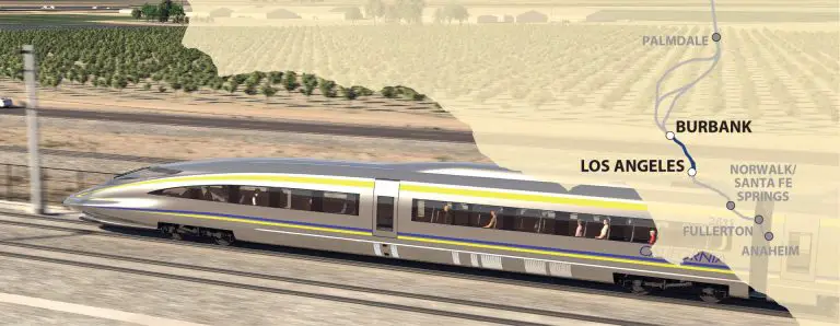 Actualizaciones del proyecto del tren de alta velocidad de California (CHSR)