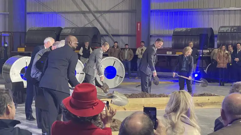 Groundbreaking for the $3 billion US Steel Plant in Mississippi county