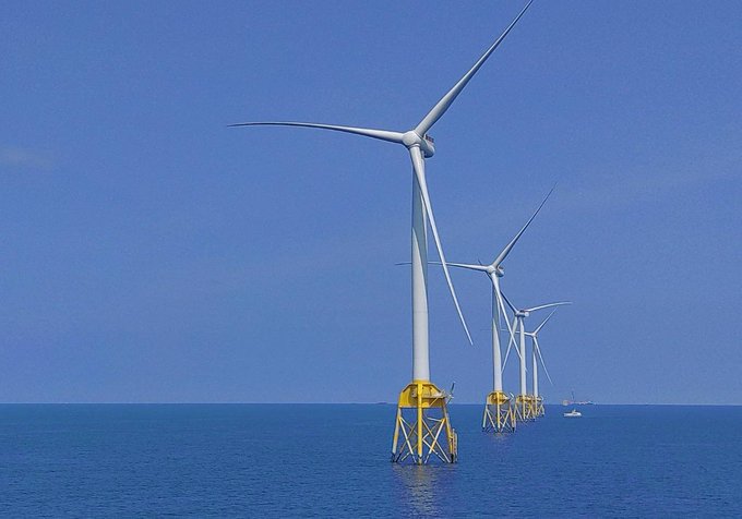 Greater Changhua, the largest offshore wind farm in Taiwan delivers first power