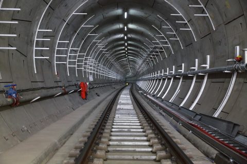 Túnel de la línea Elizabeth de Crossrail