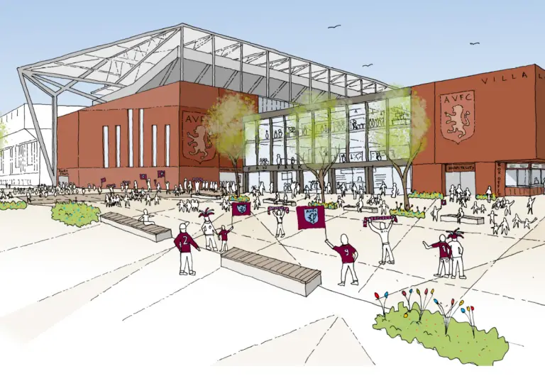 Expansão do Villa Park: Aston Villa revela planos para reconstruir o estádio
