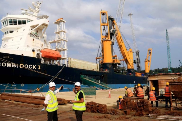 In corso la costruzione del terminal per rinfuse multiuso Greenfield al porto di San Pedro, Costa d'Avorio