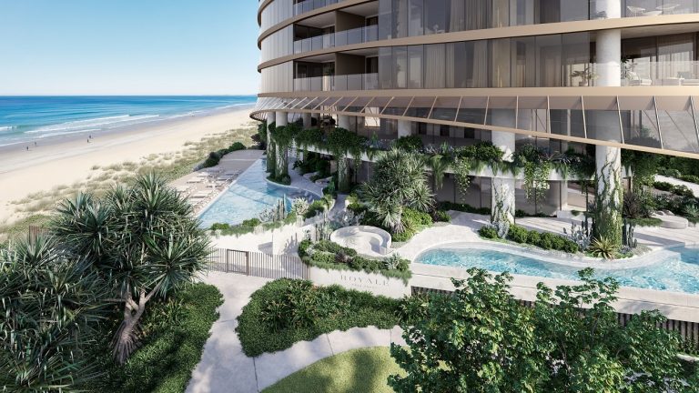 Comienza la construcción de residencias costeras frente a la playa en Australia