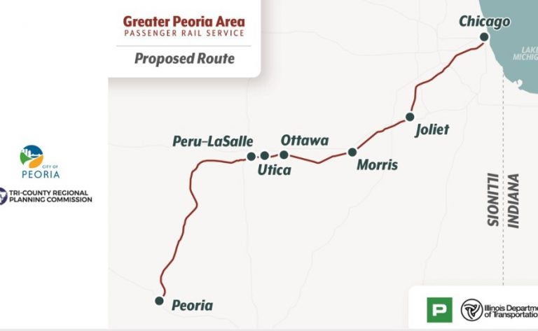 Implementation of Peoria-Chicago rail project in Illinois in the pipeline