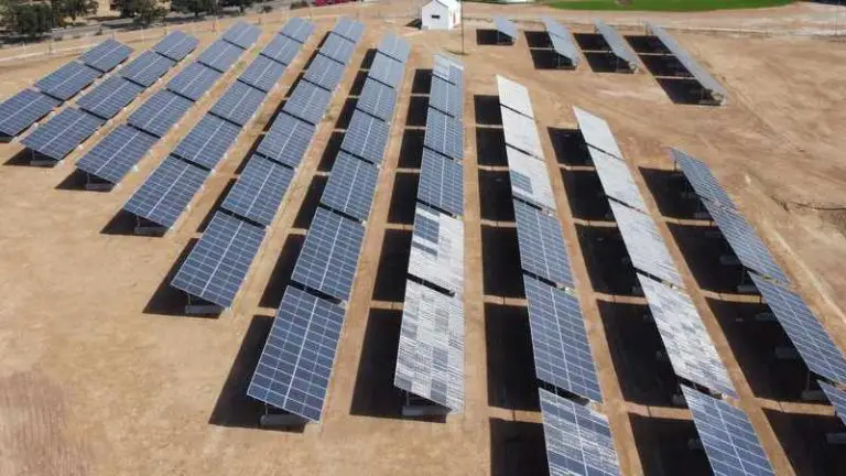 Atlantis solar photovoltaic plant, the first of the kind in Cape Town, South Africa