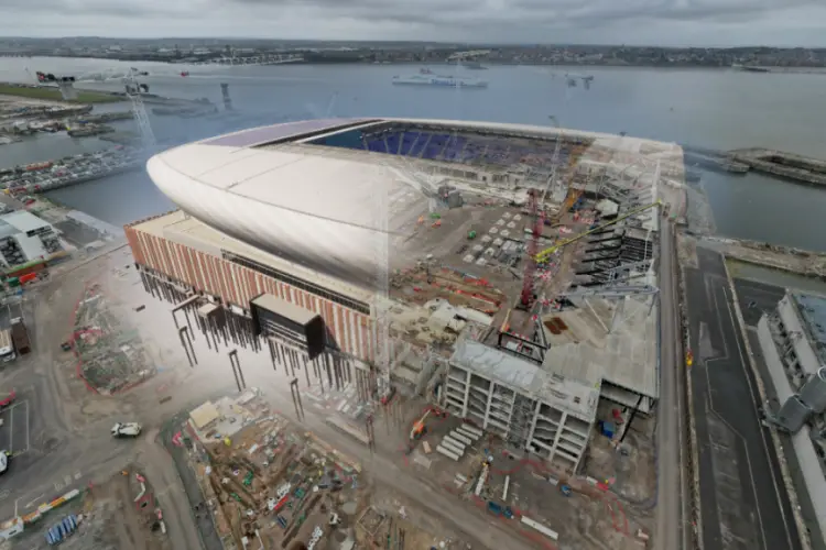 Everton Futbol Kulübü'nün yeni stadı için tasarım ortaya çıktı
