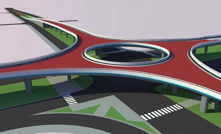Free standing elevated traffic circle construction to begin in Hanover park