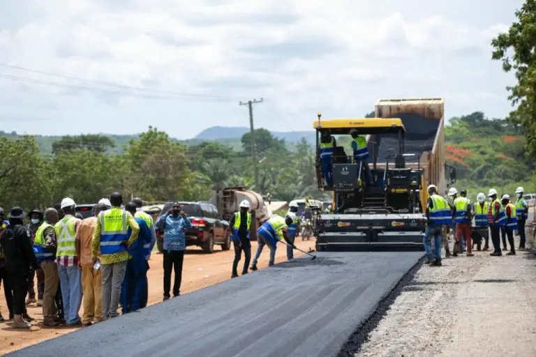 Der Bau der Asikuma-Have-Straße in der Volta-Region soll im September 2023 abgeschlossen sein