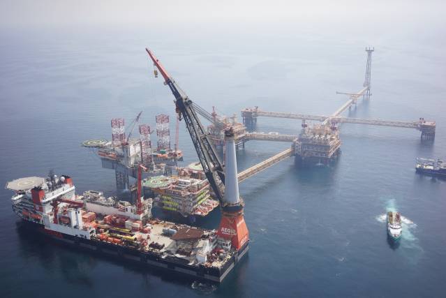 Attribution d'un contrat EPC pour le projet de complexes de compression offshore de durabilité de la production du champ nord du Qatar