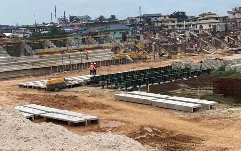 Der Wiederaufbau des Tarkwa- und Abosso-Stadions steht kurz vor dem Abschluss