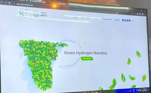Swakopmund green hydrogen power plant project implementation in progress