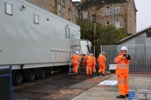 Railway feeder station upgrades in Scotland