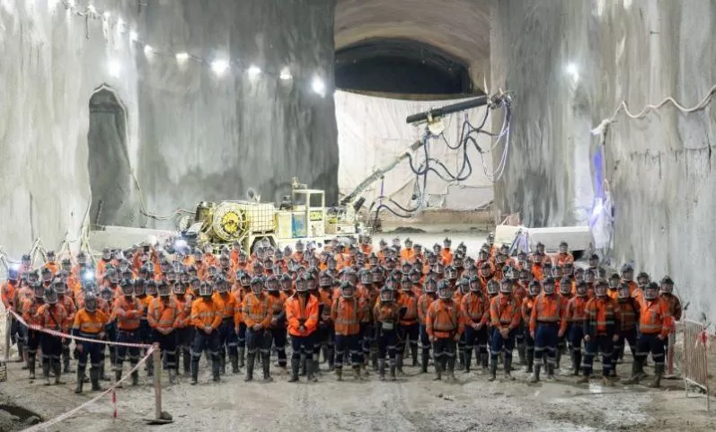 CPB Contractors mark latest milestone. Excavation work in the Western Harbour Tunnel project is complete