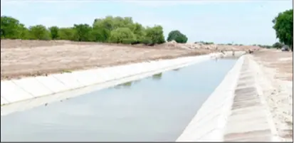 Achèvement de la reconstruction du canal d'eau Omahenene-Olushandja