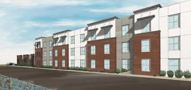 La construction du complexe de logements supervisés permanents SagePointe à Wilmington prend forme