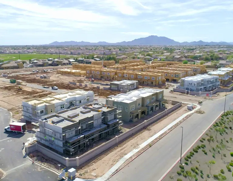 First units of Town Germann completed  in Arizona