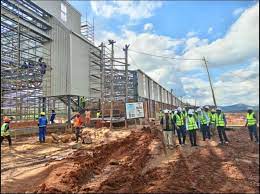 La construction de la plus grande usine de thé du Rwanda dans le district de Nyaruguru est sur le point d'être achevée