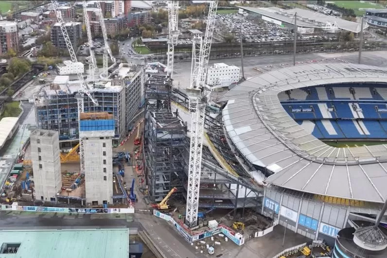 Man city's Etihad Stadium expansion