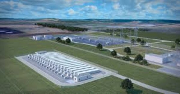 Rendering of Latrobe Valley BESS Project in Victoria, Australia