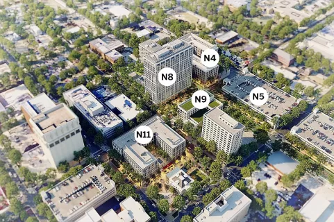 Gateway Jax to Break Ground on Second Major Downtown Development at 425 Beaver Street(Block N4 ). The Gateway Jax blocks making up Pearl Square in Downtown Jacksonville.