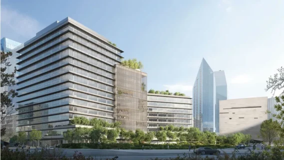 Goldman Sachs Dallas Campus Goes Vertical as Exterior Nears 2026 Finish