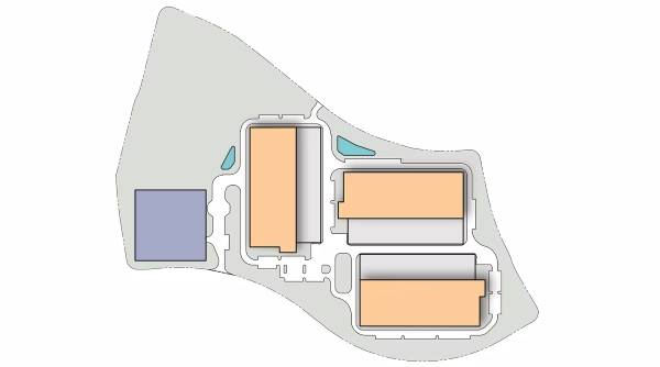 Site Plan of PowerHouse Pacific Data Center Project to be completed end of 2026 in Sterling, Virginia