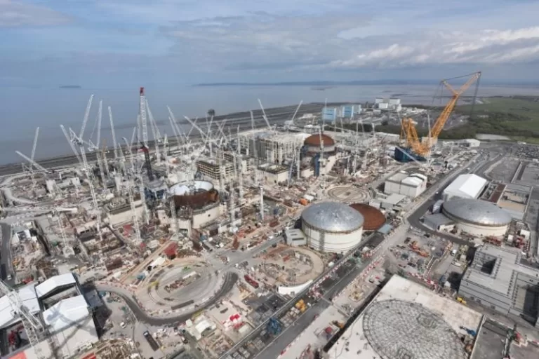 Construction progressing at Hinkley Point C