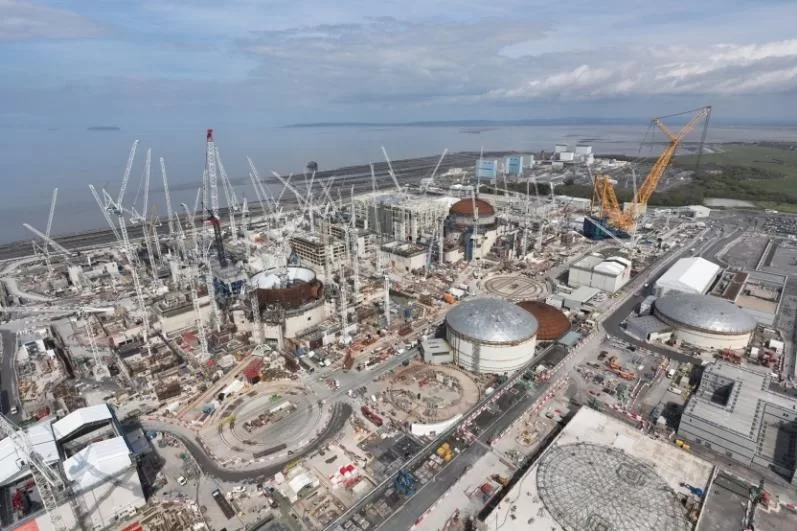 Construction progressing at Hinkley Point C