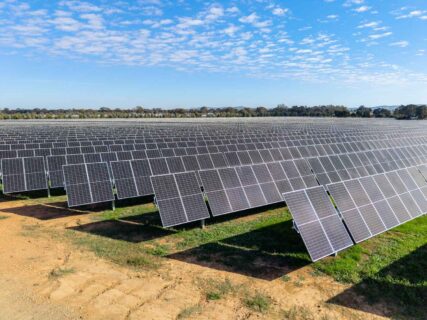 Latest photos of the 56MW Mokoan Solar Farm