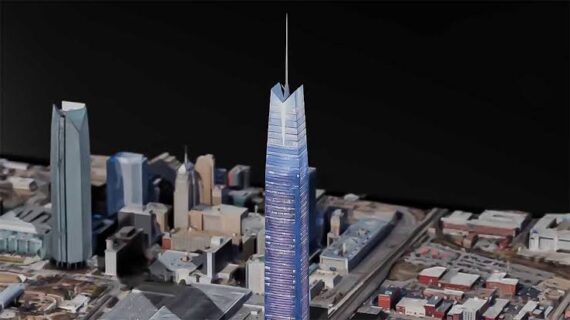 The Oklahoma City Council has already approved "unlimited height" for the site