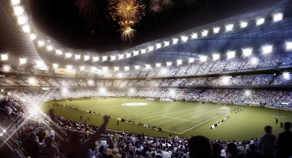 El estadio de fútbol más grande del mundo.