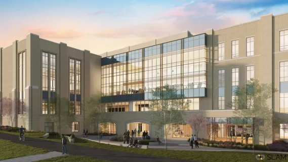 A rendering of the north side of the proposed Xavier University College of Osteopathic Medicine.A rendering of the north side of the proposed Xavier University College of Osteopathic Medicine.