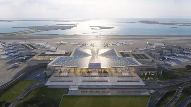 Construction has begun on a solar array of more than 13,000 solar panels on John F. Kennedy International (JFK) Airport's New Terminal One, part of a 12MW microgrid.