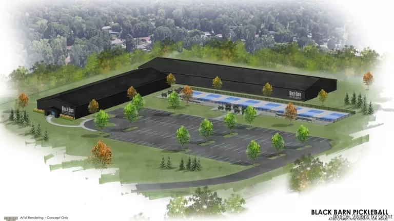 Construction has begun on a massive project in Riverside that will result in Ohio's largest indoor pickleball facility upon completion.