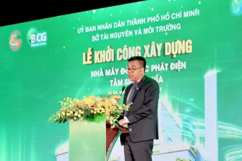 Mr. Pham Minh Tuan, Vice Chairman of the Bamboo Capital Group - Tam Sinh Nghia Waste-to-Energy Plant project