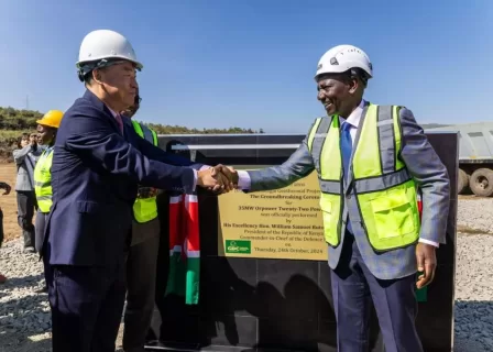 Kenyan President H.E. Dr. William Samoei Ruto broke ground for the project on 24th October 2024