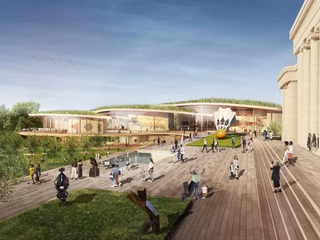 Who Will Design the $170M Nelson-Atkins Expansion? The Decision Is In. Rendering of Weiss Manfredi's new wing for the Nelson-Atkins Museum of Art, Kansas