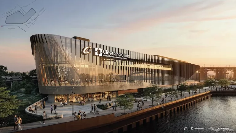 The Cleveland City Planning Commission has approved Bedrock's architectural plans for the Cleveland Clinic Global Peak Performance Center. This marks the first building project in the Detroit developer's $3.5 billion, 20-year proposal to redevelop downtown Cleveland's riverfront.