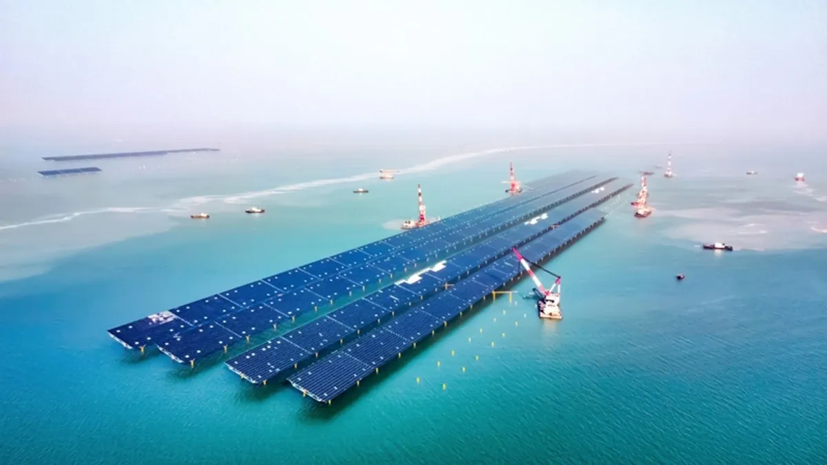 World’s Largest Offshore Solar Farm