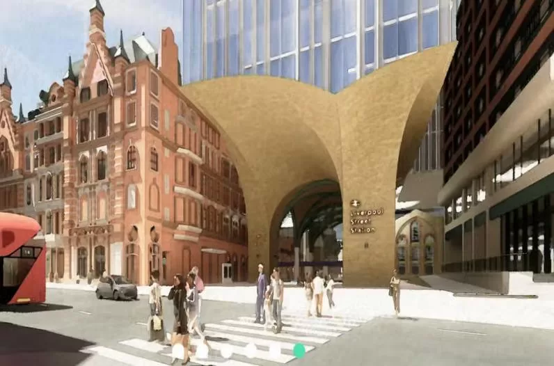 New proposed plan for the Liverpool Street Station