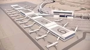 Construction has commenced on the terminal F at DFW Airport.