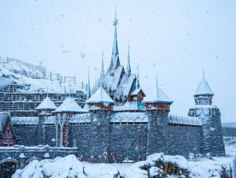 First Look: Disneyland Paris Unveils Stunning New Images of World of Frozen Construction Ahead of 2026 Opening