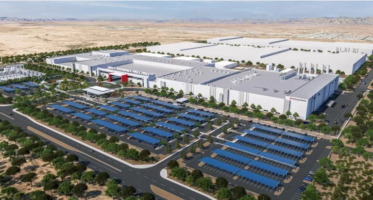 The LG battery manufacturing plant in Phoenix