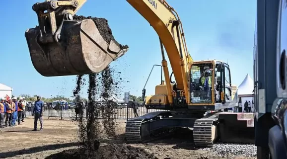 Construction at the OrPower 22 site in Nakuru